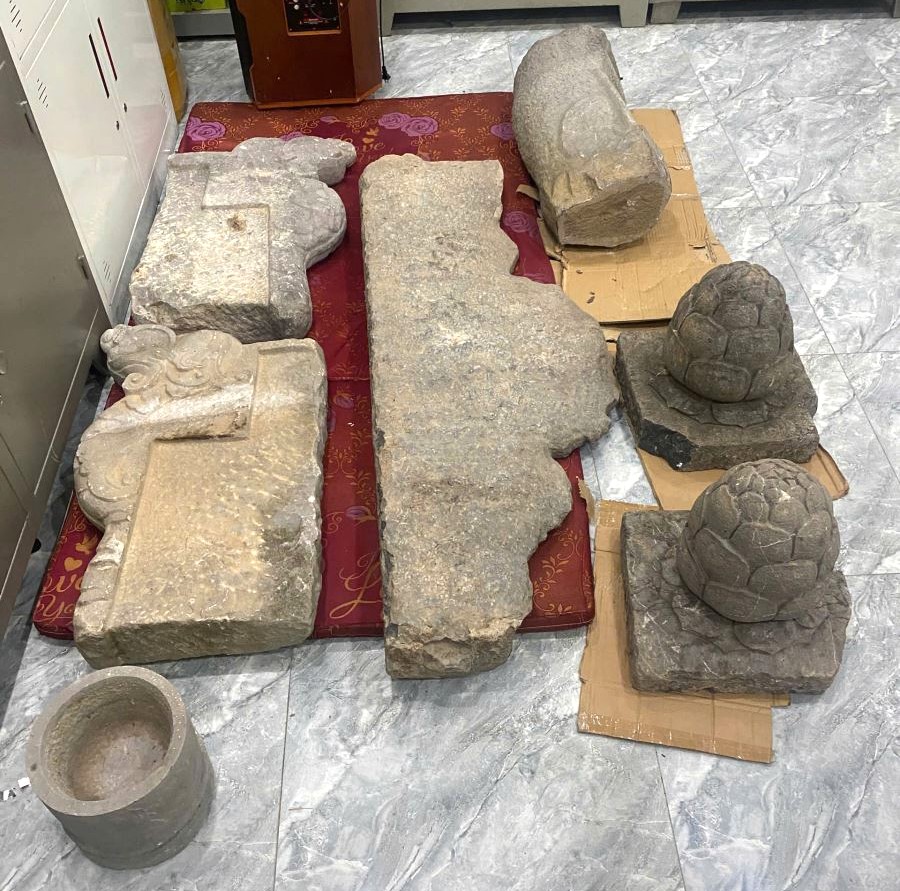 Đột nhập di tích chùa Nôm, trộm nhiều hiện vật bằng đá- Ảnh 1. Đột nhập di tích chùa Nôm, trộm nhiều hiện vật bằng đá- Ảnh 1.