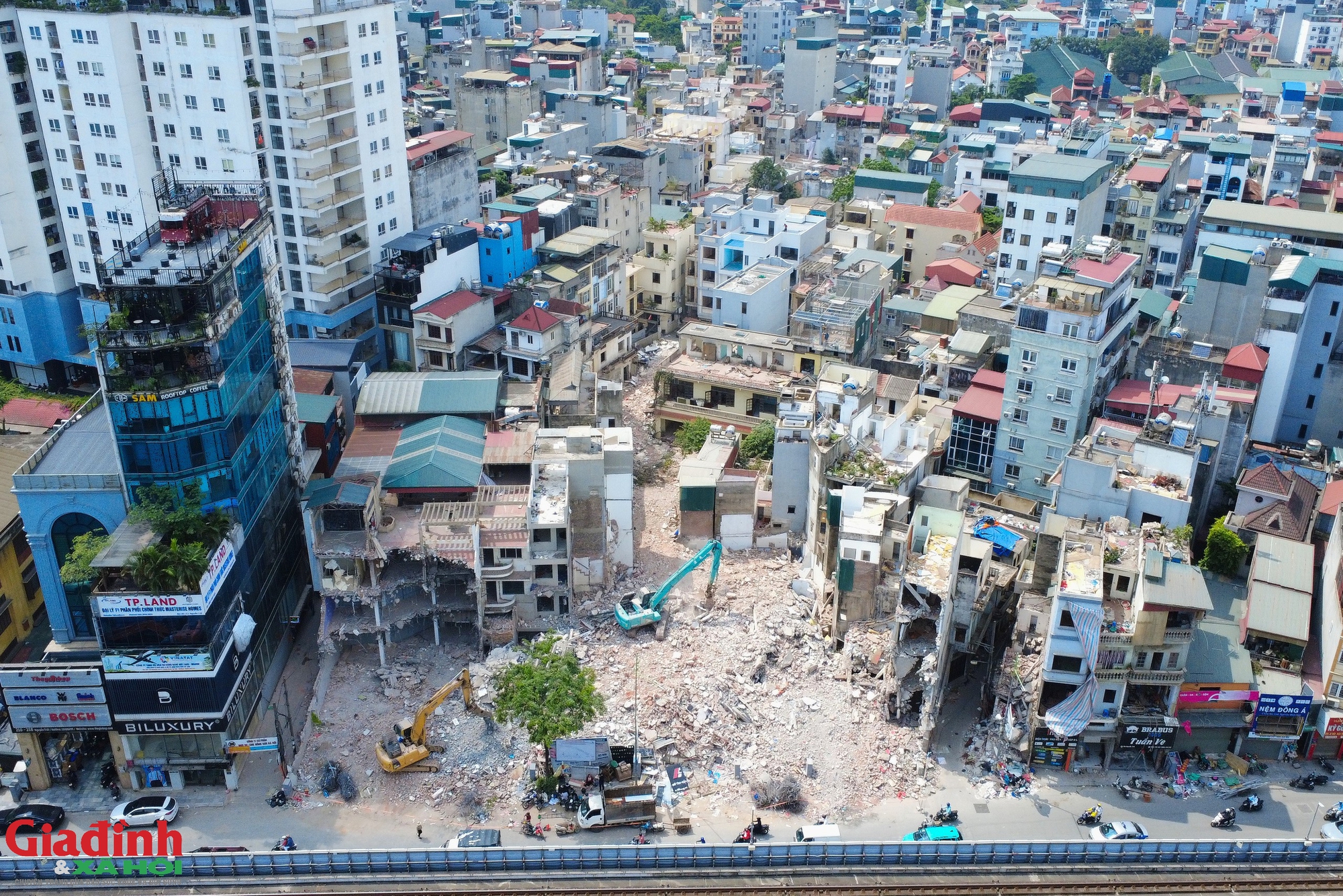 Hà Nội: Hiện trạng 'đại công trường' GPMB Vành đai 2,5 Ngụy Như Kon Tum - Nguyễn Trãi- Ảnh 1.