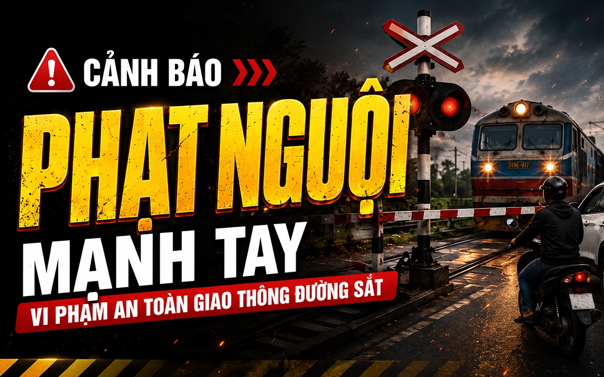 Hà Nội tăng cường xử lý vi phạm đường sắt, chỉ ra thói quen chủ quan nhiều người vẫn mắc phải- Ảnh 1. Phạt nguội đến 20 triệu đồng nếu cố tình "vượt rào" đường sắt