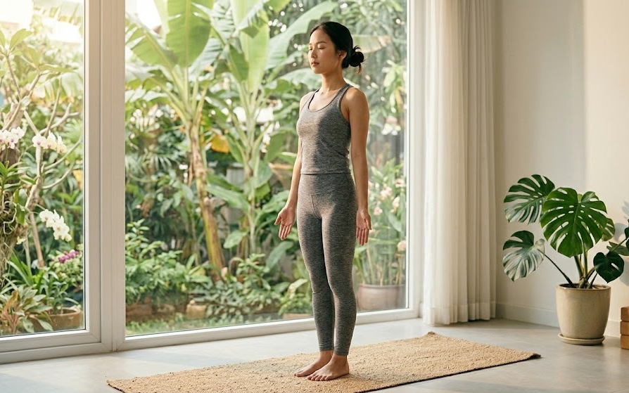 9 tư thế yoga giúp thải độc và thanh lọc cơ thể- Ảnh 3. 5 tư thế yoga đơn giản giúp cơ thể khỏe hơn mỗi ngày