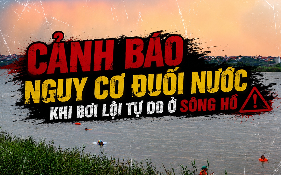 Bộ Y tế liên tiếp cảnh báo tình trạng đuối nước ở trẻ em gia tăng trong dịp hè- Ảnh 2. Cảnh báo nguy cơ đuối nước khi bơi lội tự do ở sông hồ
