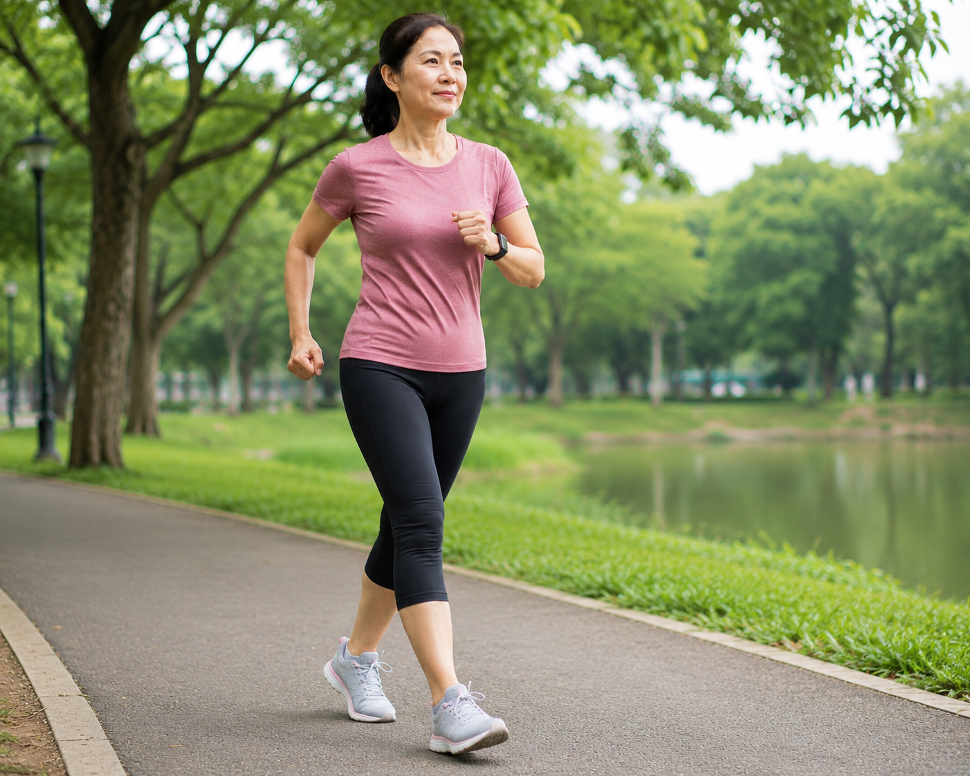 5 bài tập đi bộ giảm mỡ bụng tốt hơn tập gym sau tuổi 50- Ảnh 3. 5 bài tập đi bộ giảm mỡ bụng tốt hơn tập gym sau tuổi 50- Ảnh 3.