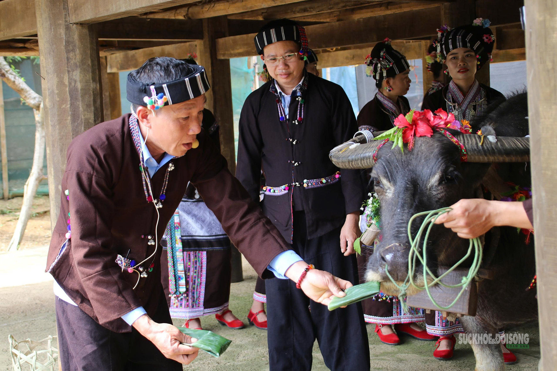 Nghi lễ tri ân 'ông trâu' của đồng bào Lự- Ảnh 5.