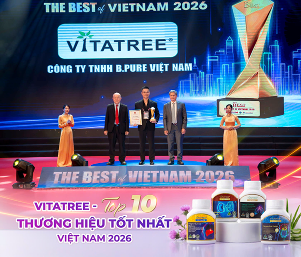 Vitatree lọt 'Top 10 Thương hiệu tốt nhất Việt Nam 2026' với chất lượng chuẩn Úc- Ảnh 2. Vitatree lọt 'Top 10 Thương hiệu tốt nhất Việt Nam 2026' với chất lượng chuẩn Úc- Ảnh 2.