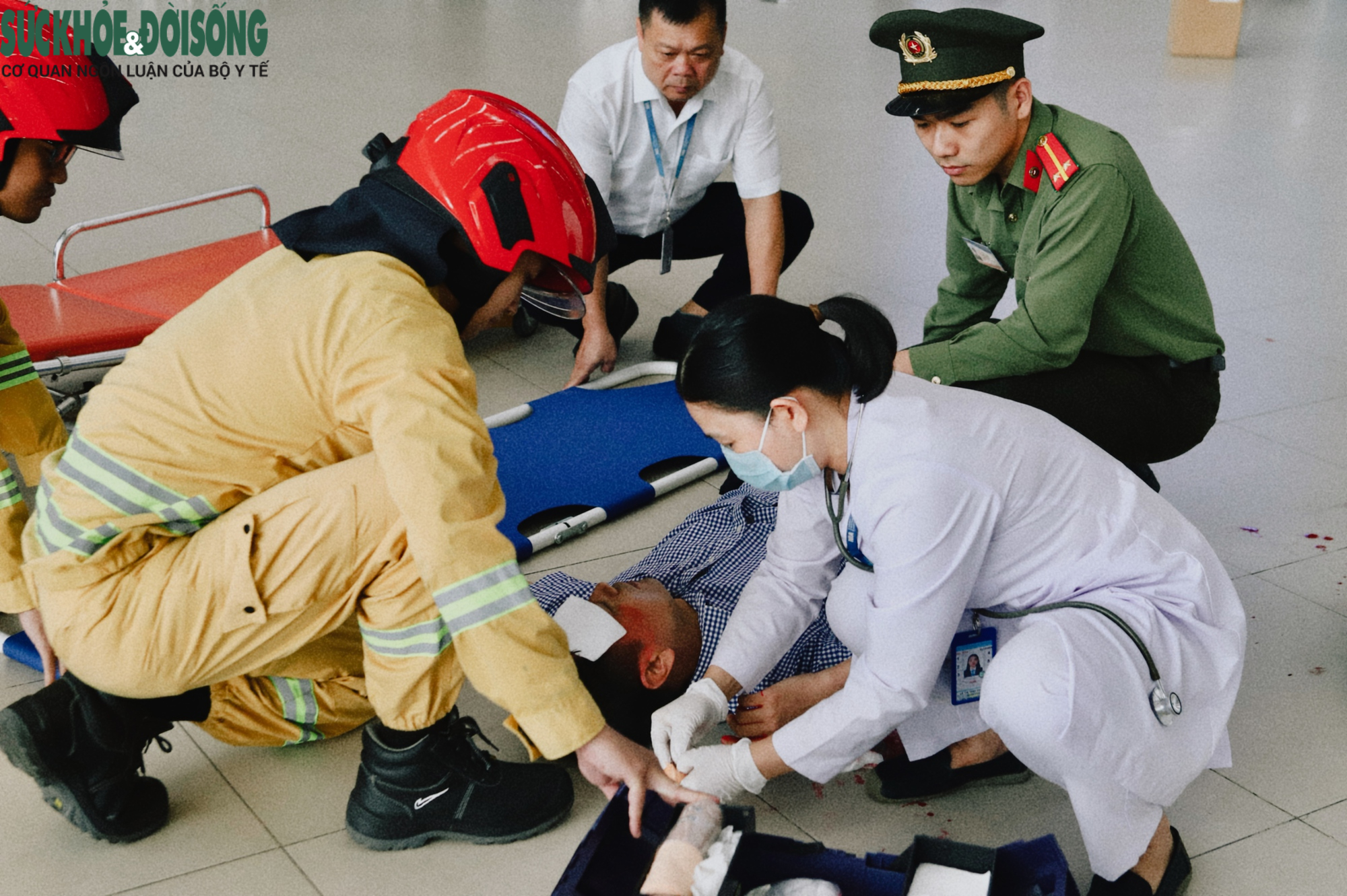 Diễn tập xử lý tình huống khẩn nguy an ninh sân bay- Ảnh 11. Diễn tập xử lý tình huống khẩn nguy an ninh sân bay- Ảnh 11.