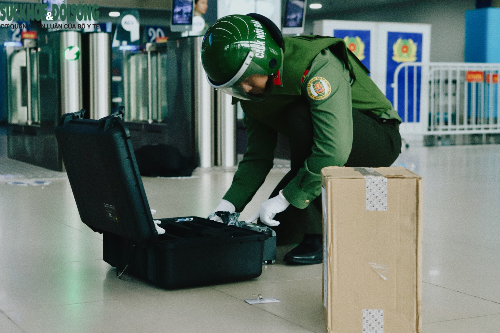Diễn tập xử lý tình huống khẩn nguy an ninh sân bay- Ảnh 12. Diễn tập xử lý tình huống khẩn nguy an ninh sân bay- Ảnh 12.