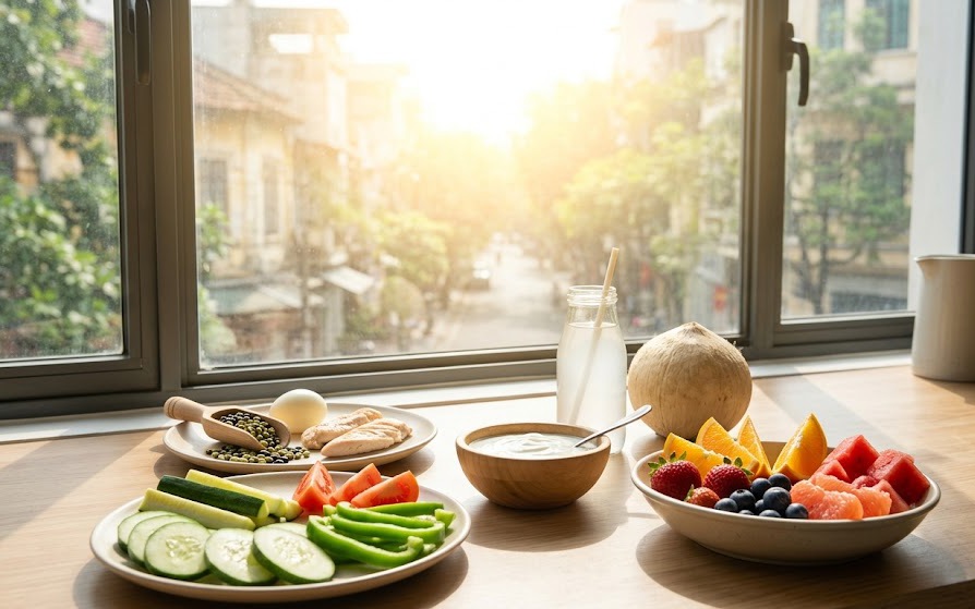 Tuần nắng nóng gay gắt: 4 nhóm thực phẩm tốt nhất nên ăn để bảo vệ sức khỏe
