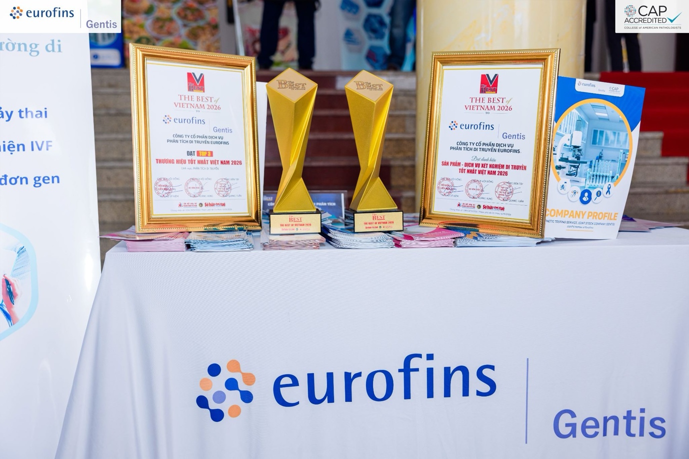 Eurofins GENTIS xuất sắc đạt 2 giải thưởng tiêu biểu tại The Best of Vietnam 2026- Ảnh 2.