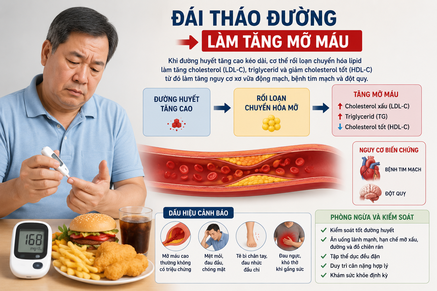 Điểm mới hướng dẫn điều trị tăng mỡ máu cho người đái tháo đường- Ảnh 1. Điểm mới hướng dẫn điều trị tăng mỡ máu cho người đái tháo đường- Ảnh 1.