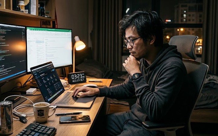 6 mẹo chống mệt mỏi để tăng cường năng lượng cho buổi sáng- Ảnh 3. Người hay thức khuya có nên cố tập thể dục buổi sáng?