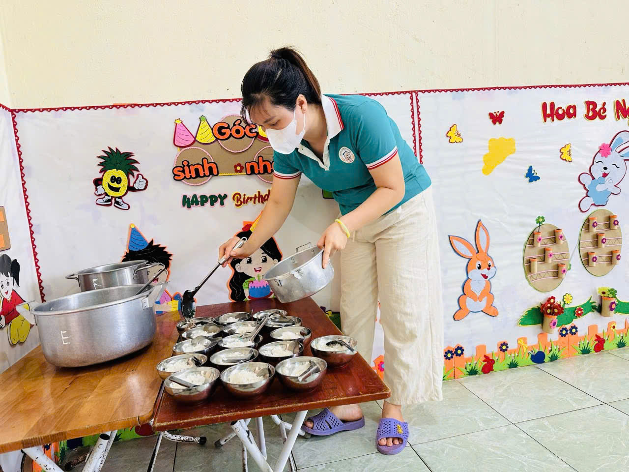 Gallery - Nỗ lực nâng cao chất lượng dinh dưỡng học đường tại Trường Mầm non Linh Sơn - image 3