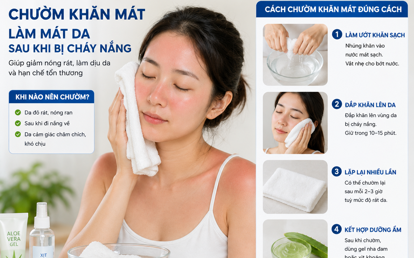 Nắng nóng hơn 40 độ C, bệnh viện tăng cường chống nóng cho người bệnh- Ảnh 5. Nắng nóng đỉnh điểm, ra ngoài 10 phút đã rát da, chuyên gia hướng dẫn cách bảo vệ da khỏi cháy nắng