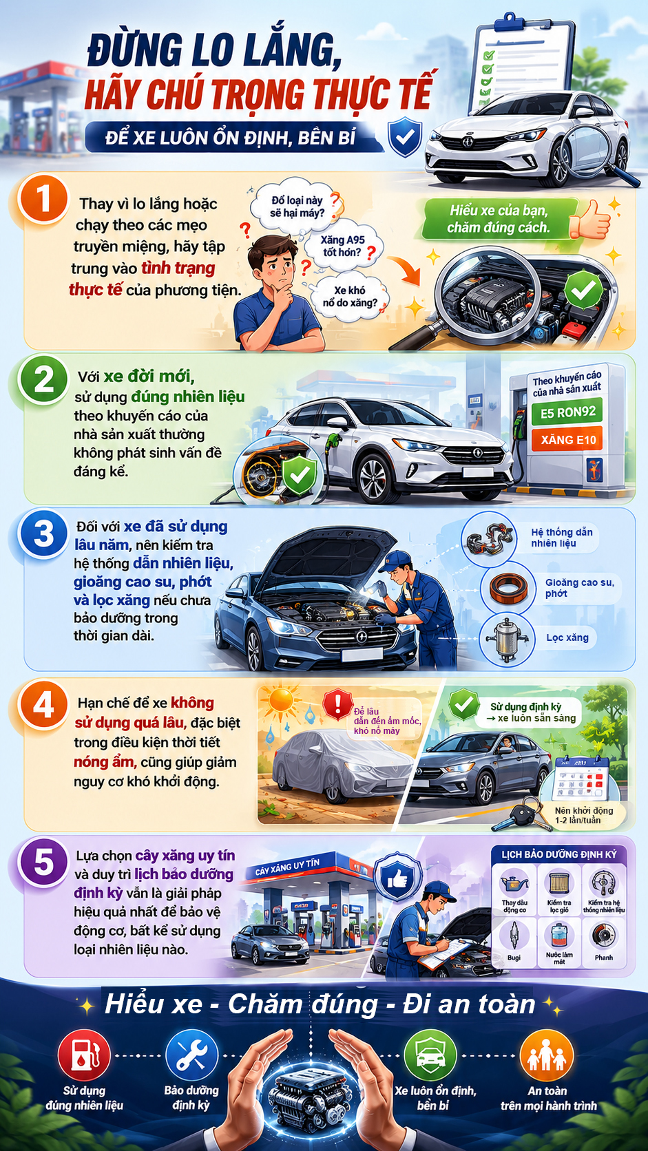 Chủ xe nên làm gì khi sử dụng xăng E10?- Ảnh 1.