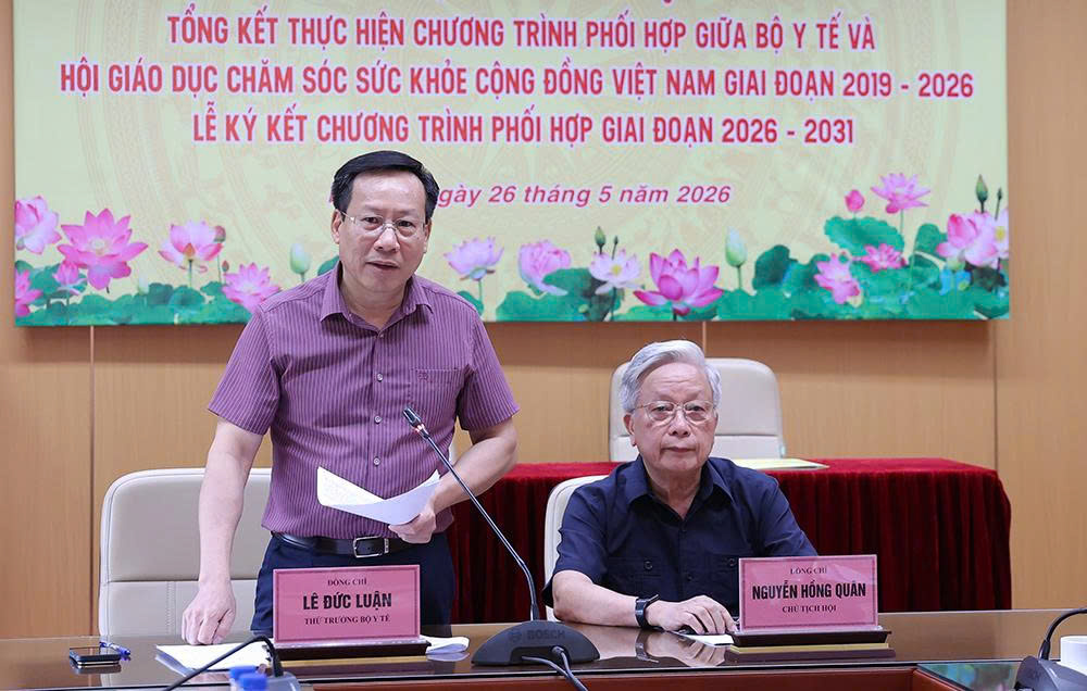 Bộ Y tế và Hội Giáo dục chăm sóc sức khỏe cộng đồng Việt Nam tăng cường phối hợp vì sức khỏe nhân dân- Ảnh 2. Bộ Y tế và Hội Giáo dục chăm sóc sức khỏe cộng đồng Việt Nam tăng cường phối hợp vì sức khỏe nhân dân- Ảnh 2.