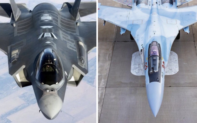 Tiêm kích F-35 lộ lỗi kỹ thuật khiến Mỹ tốn thêm 100 triệu USD- Ảnh 2. Tiêm kích Su-35 Nga có ưu thế gì so với chiến đấu cơ F-35 Mỹ?