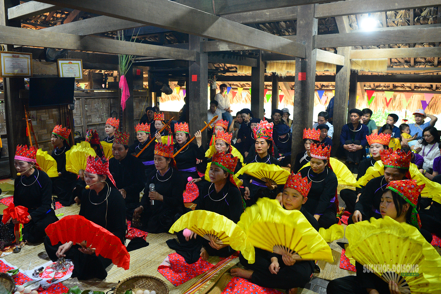 Nghi lễ 'Son tràng' trong tín ngưỡng Then của người Tày Bình Liêu- Ảnh 1.