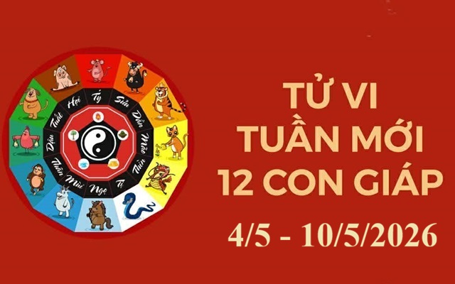 Tử vi tuần mới 12 con giáp 4/5 - 10/5: Mùi hanh thông, Mão bùng nổ tài lộc