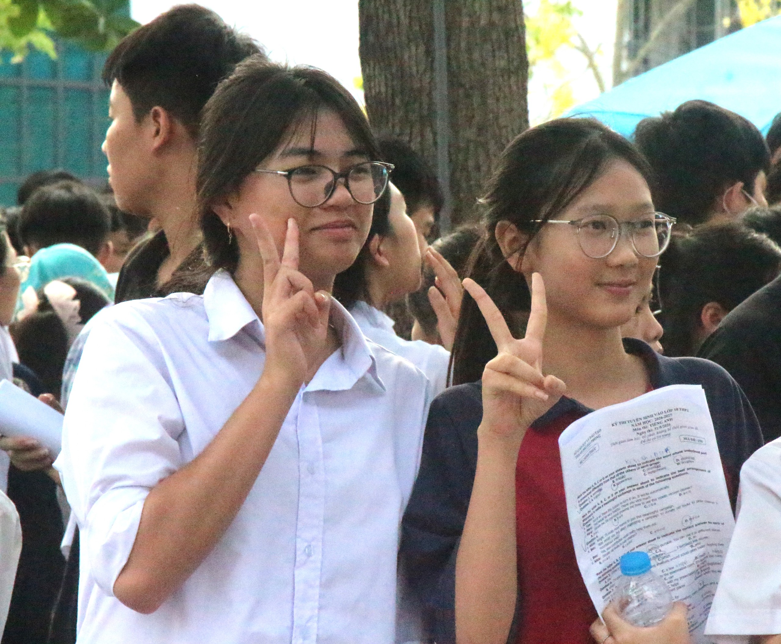 Thí sinh Hải Phòng 'thở phào' sau môn thi đầu tiên vào lớp 10- Ảnh 5.