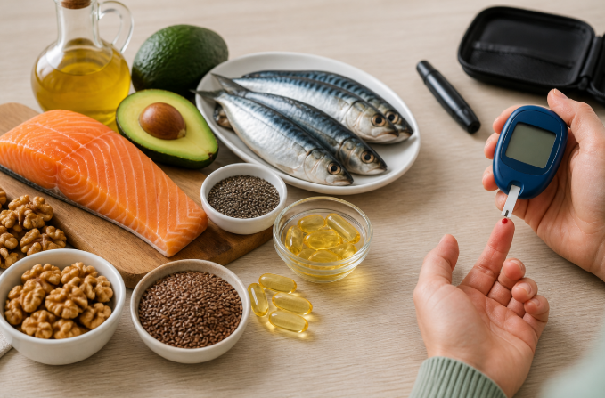 Bổ sung omega-3 hằng ngày có giúp kiểm soát đường huyết?- Ảnh 1.