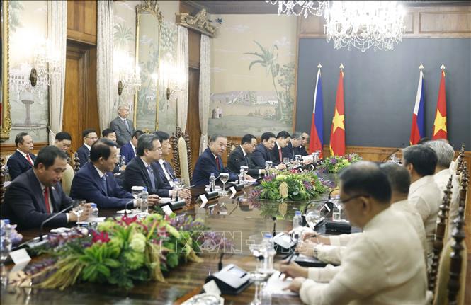 Tổng Bí thư, Chủ tịch nước Tô Lâm và Tổng thống Philippines hội đàm- Ảnh 5. Tổng Bí thư, Chủ tịch nước Tô Lâm và Tổng thống Philippines hội đàm- Ảnh 5.