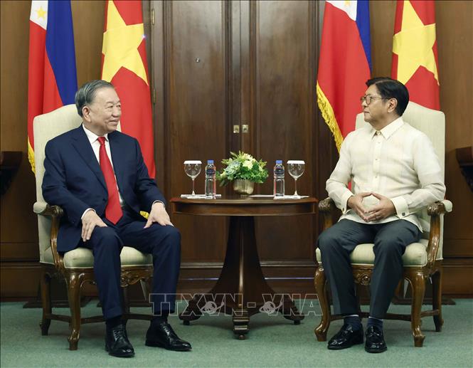 Tổng Bí thư, Chủ tịch nước Tô Lâm và Tổng thống Philippines hội đàm- Ảnh 2. Tổng Bí thư, Chủ tịch nước Tô Lâm và Tổng thống Philippines hội đàm- Ảnh 2.