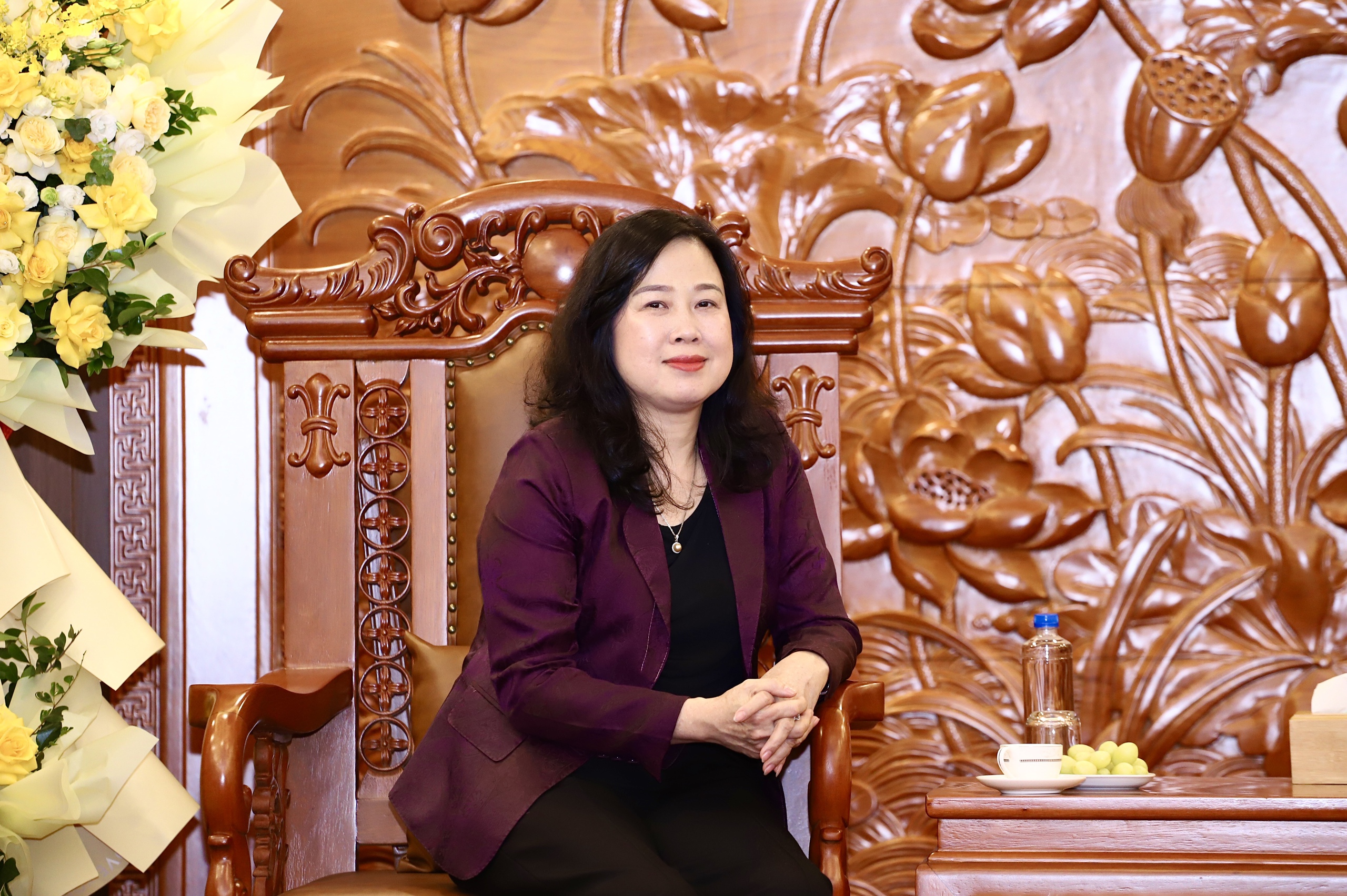 Bộ trưởng Đào Hồng Lan chúc mừng Ban Tuyên giáo và Dân vận Trung ương nhân Kỷ niệm 101 năm Ngày Báo chí Cách mạng Việt Nam- Ảnh 3. Bộ trưởng Đào Hồng Lan chúc mừng Ban Tuyên giáo và Dân vận Trung ương nhân Kỷ niệm 101 năm Ngày Báo chí Cách mạng Việt Nam- Ảnh 3.