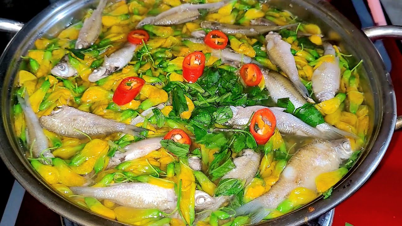 Những món ngon từ bông điên điển- Ảnh 1. Những món ngon từ bông điên điển- Ảnh 1.