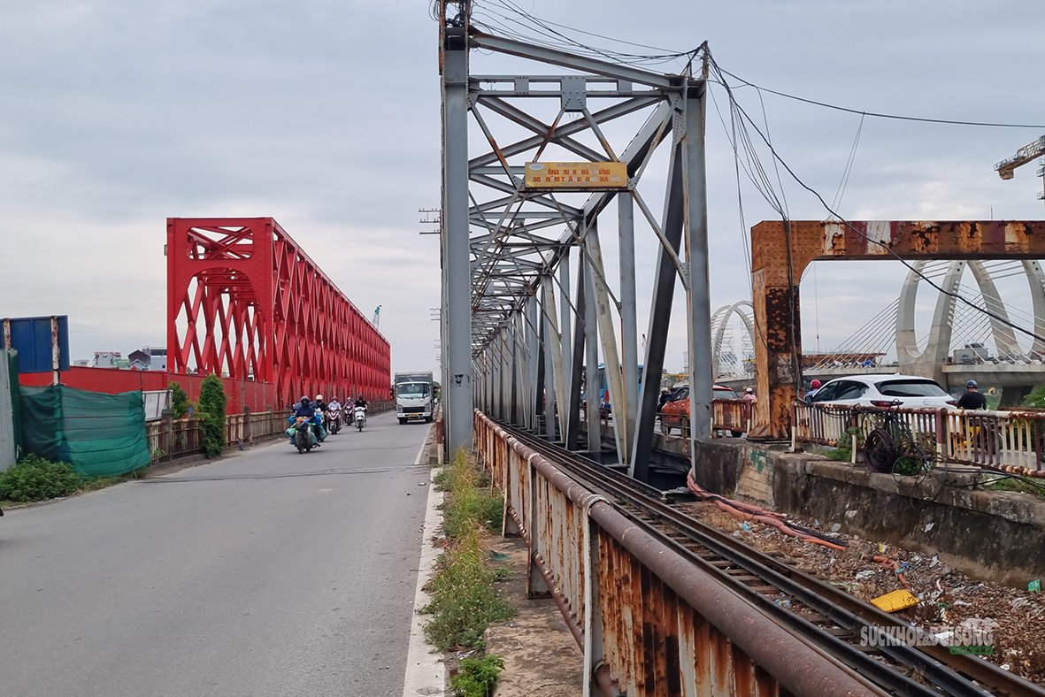 Cầu Đuống cũ trước ngày tháo dỡ - Ảnh 2.