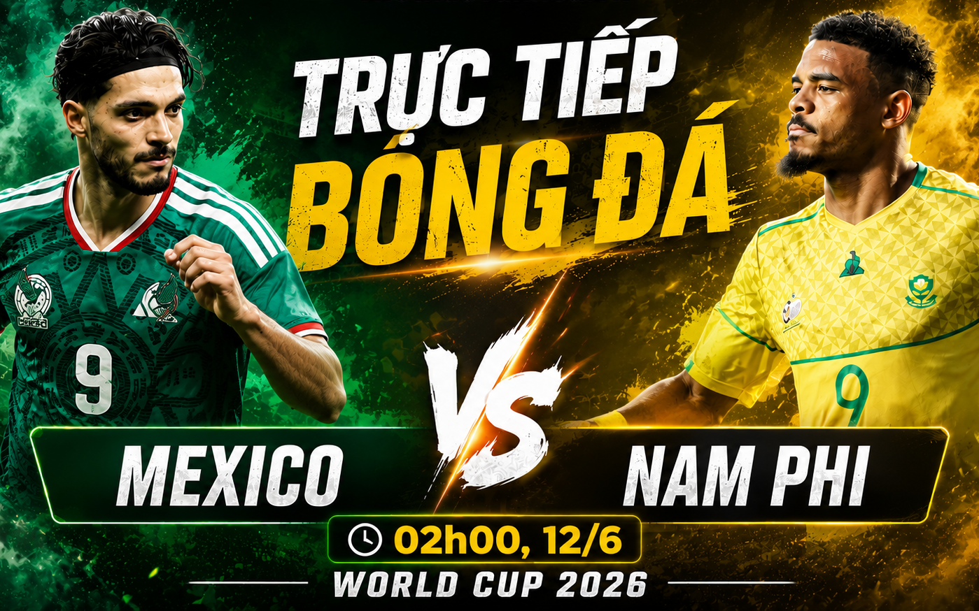 Lịch thi đấu World Cup 2026 hôm nay ngày 12/6: Mexico đấu Nam Phi- Ảnh 1. Lịch thi đấu World Cup 2026 hôm nay ngày 12/6: Mexico đấu Nam Phi- Ảnh 1.