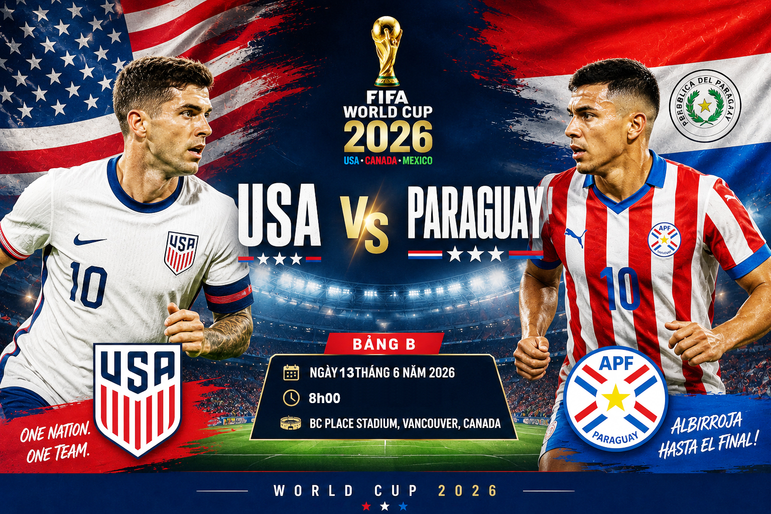 Nhận định, dự đoán tỉ số ĐT Mỹ vs Paraguay: ĐT Mỹ đối mặt 'bức tường thép' trận mở màn- Ảnh 1. Nhận định, dự đoán tỉ số ĐT Mỹ vs Paraguay: ĐT Mỹ đối mặt 'bức tường thép' trận mở màn- Ảnh 1.