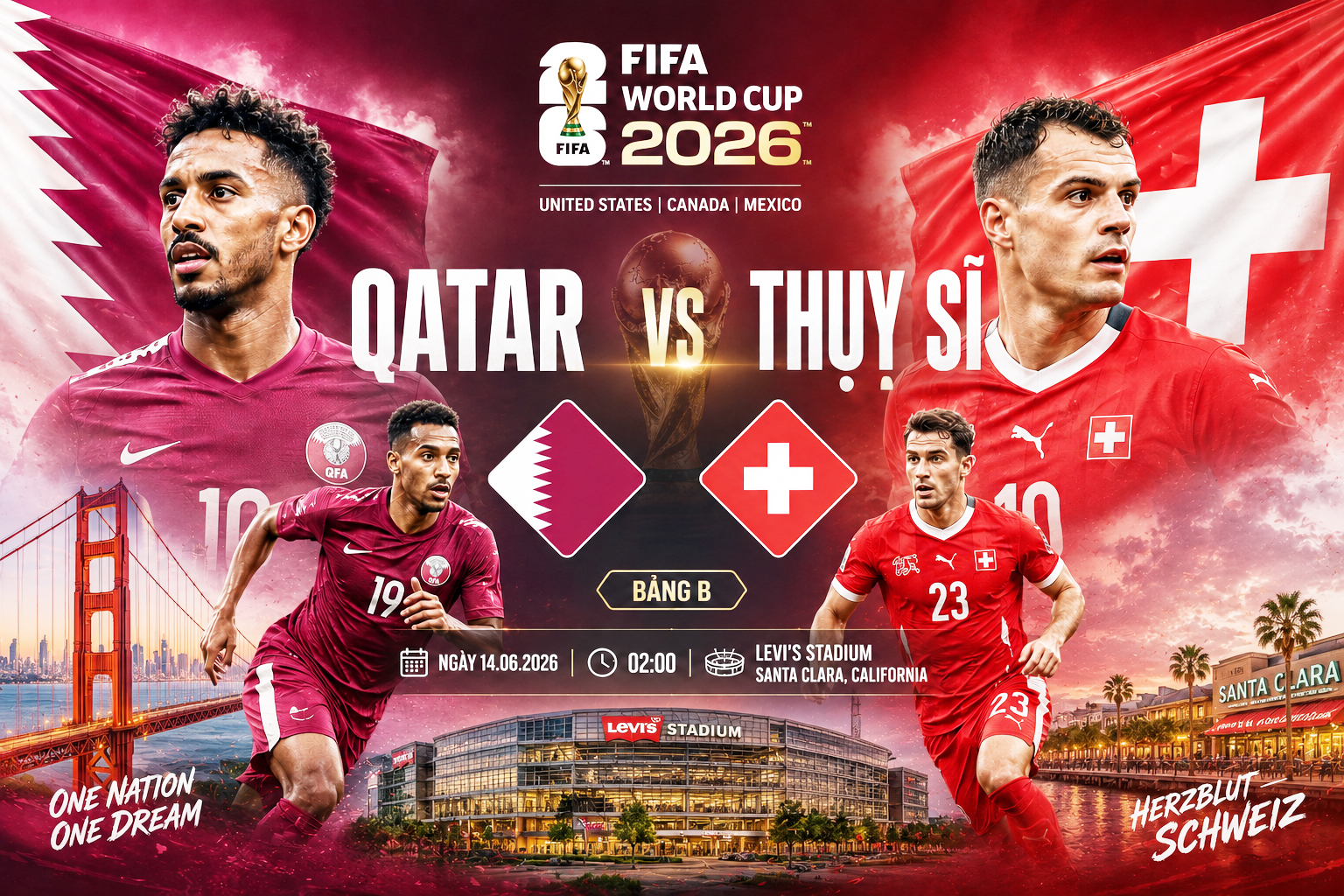 Nhận định, dự đoán tỉ số trận Qatar vs Thuỵ Sỹ: Chiến thắng đầu tay cho đội bóng xứ sở đồng hồ?- Ảnh 1. Nhận định, dự đoán tỉ số trận Qatar vs Thuỵ Sỹ: Chiến thắng đầu tay cho đội bóng xứ sở đồng hồ?- Ảnh 1.