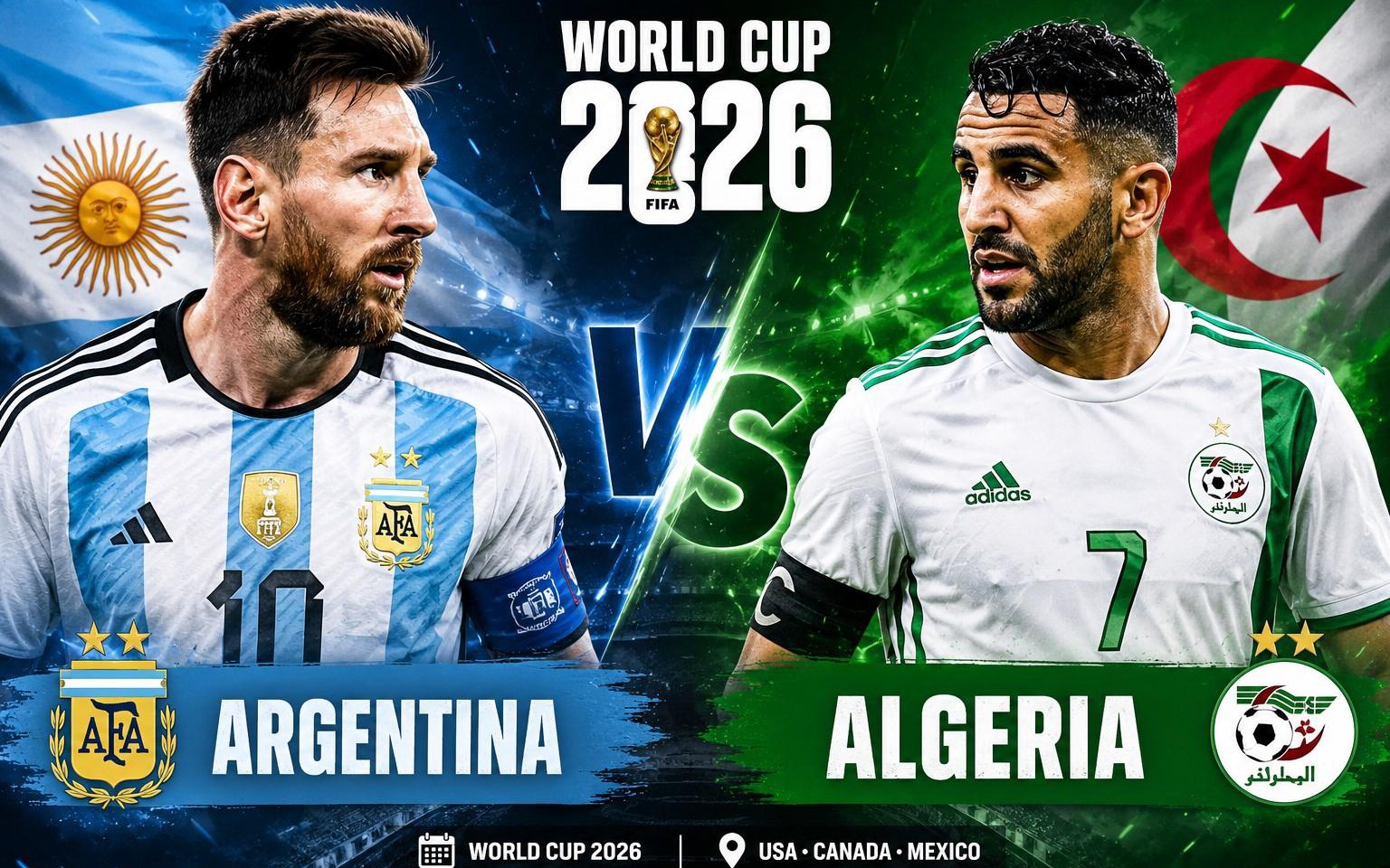 Kênh và link xem trực tiếp Argentina vs Algeria - World Cup 2026 ngày 17/6- Ảnh 2. Kênh và link xem trực tiếp Argentina vs Algeria - World Cup 2026 ngày 17/6- Ảnh 2.