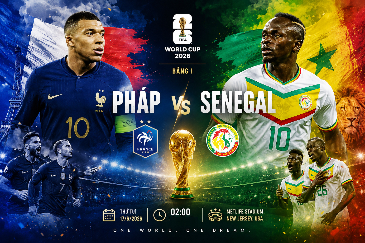 Nhận định, dự đoán tỉ số trận Pháp vs Senegal: Chờ Mbappé giải mã 'Sư tử Teranga'- Ảnh 1. Nhận định, dự đoán tỉ số trận Pháp vs Senegal: Chờ Mbappé giải mã 'Sư tử Teranga'- Ảnh 1.