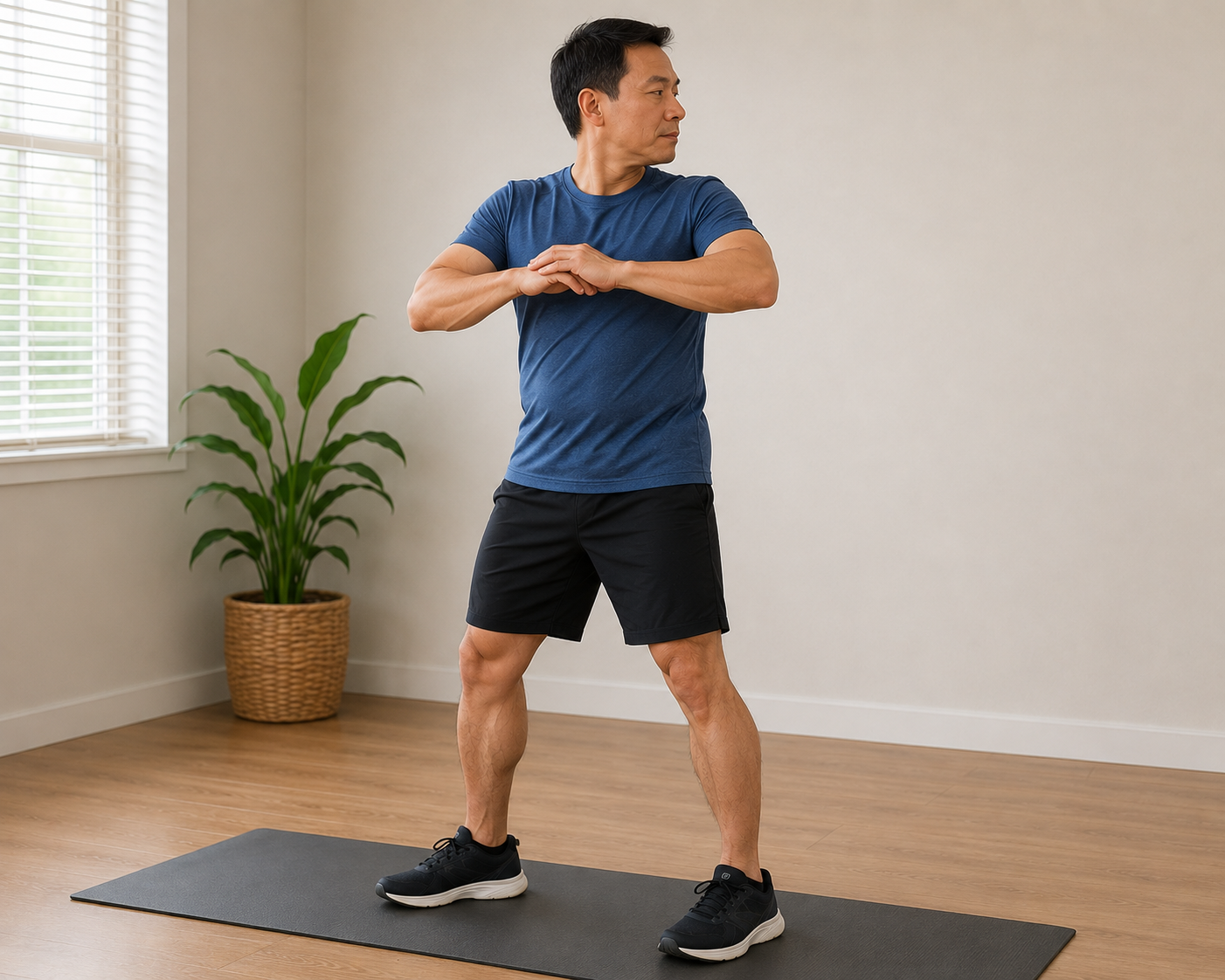 6 bài tập đứng giúp tăng cơ lõi, bảo vệ lưng và đầu gối sau tuổi 50 - Ảnh 3.