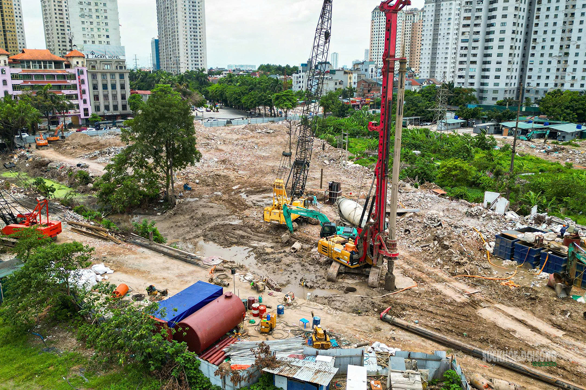 Nút giao Phạm Tu - đường 70 tăng tốc thi công sau khi có mặt bằng sạch - Ảnh 3.
