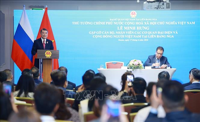 Thủ tướng Chính phủ Lê Minh Hưng hội kiến Tổng thống Nga Vladimir Putin- Ảnh 6.