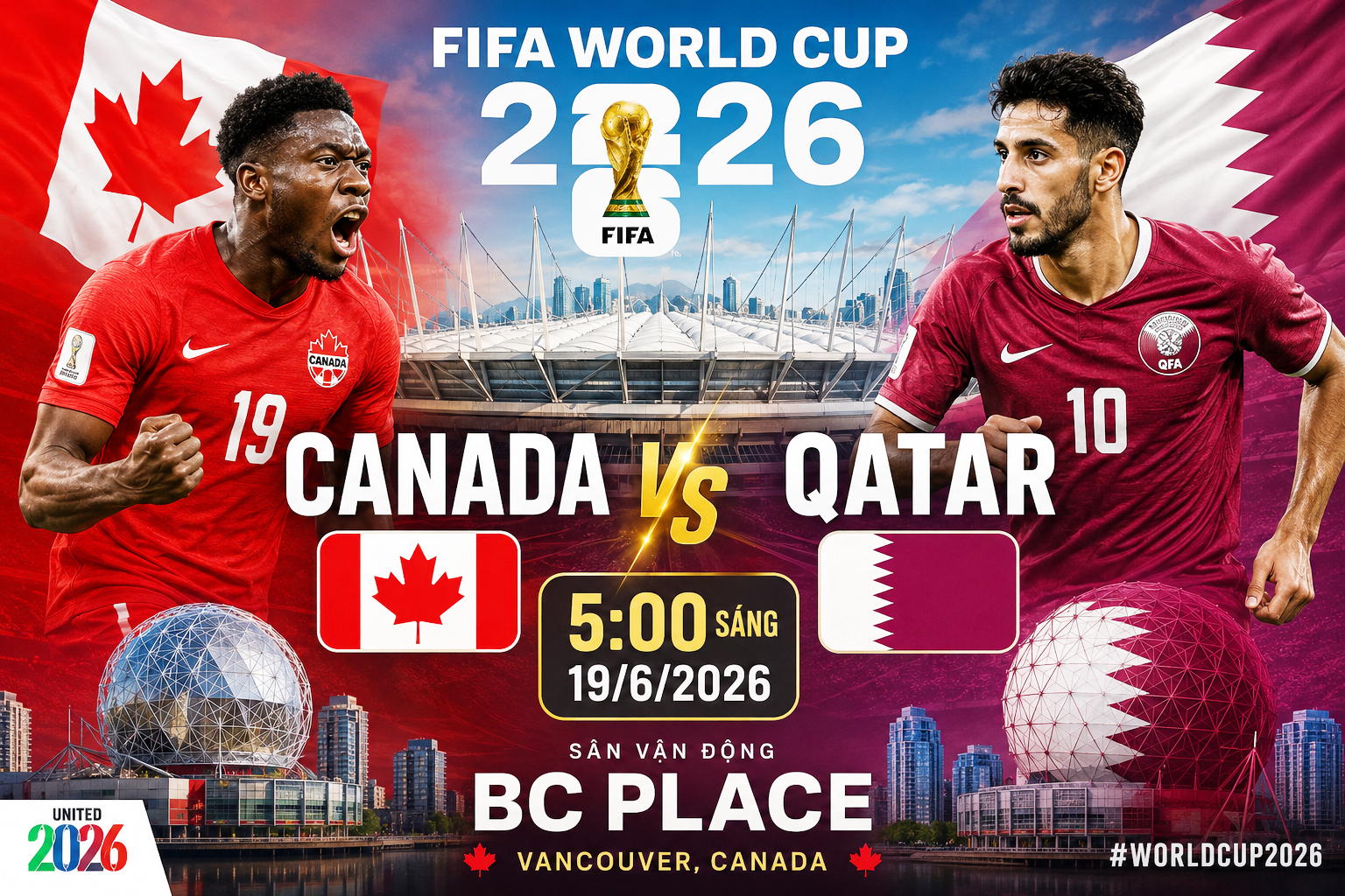Nhận định Canada vs Qatar: Khẳng định sức mạnh chủ nhà, thử thách cho đại diện châu Á- Ảnh 1. Nhận định Canada vs Qatar: Khẳng định sức mạnh chủ nhà, thử thách cho đại diện châu Á- Ảnh 1.
