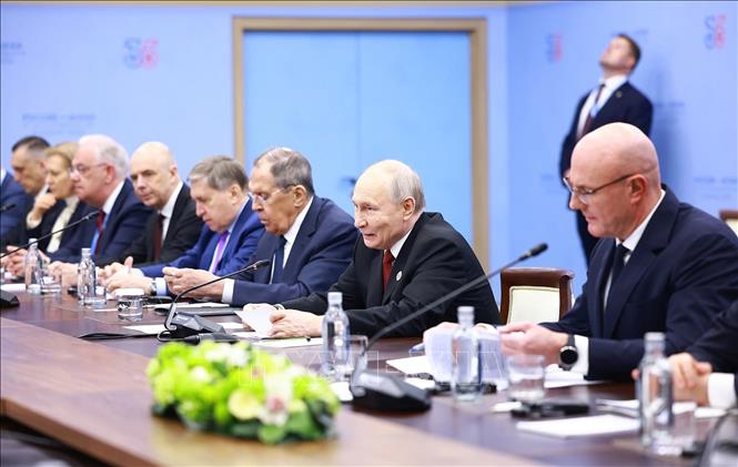 Thủ tướng Chính phủ Lê Minh Hưng hội kiến Tổng thống Nga Vladimir Putin- Ảnh 5.