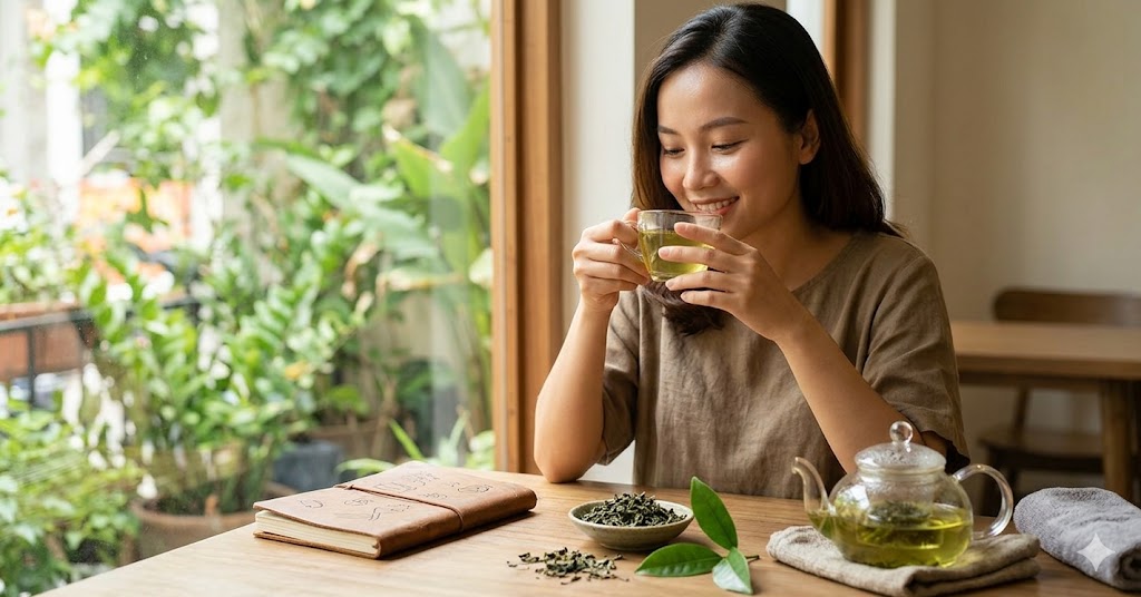 Nên uống trà xanh tươi hay khô để giảm cân? - Ảnh 2.