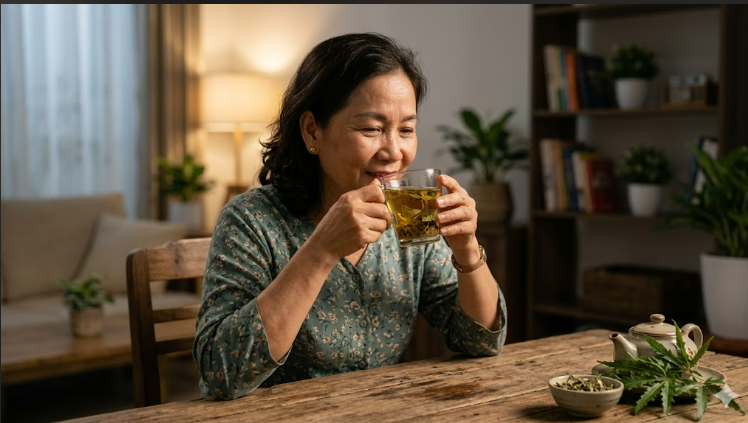 - Ảnh 2. Uống nước lá đinh lăng buổi tối có giúp ngủ ngon hơn? - Ảnh 2.