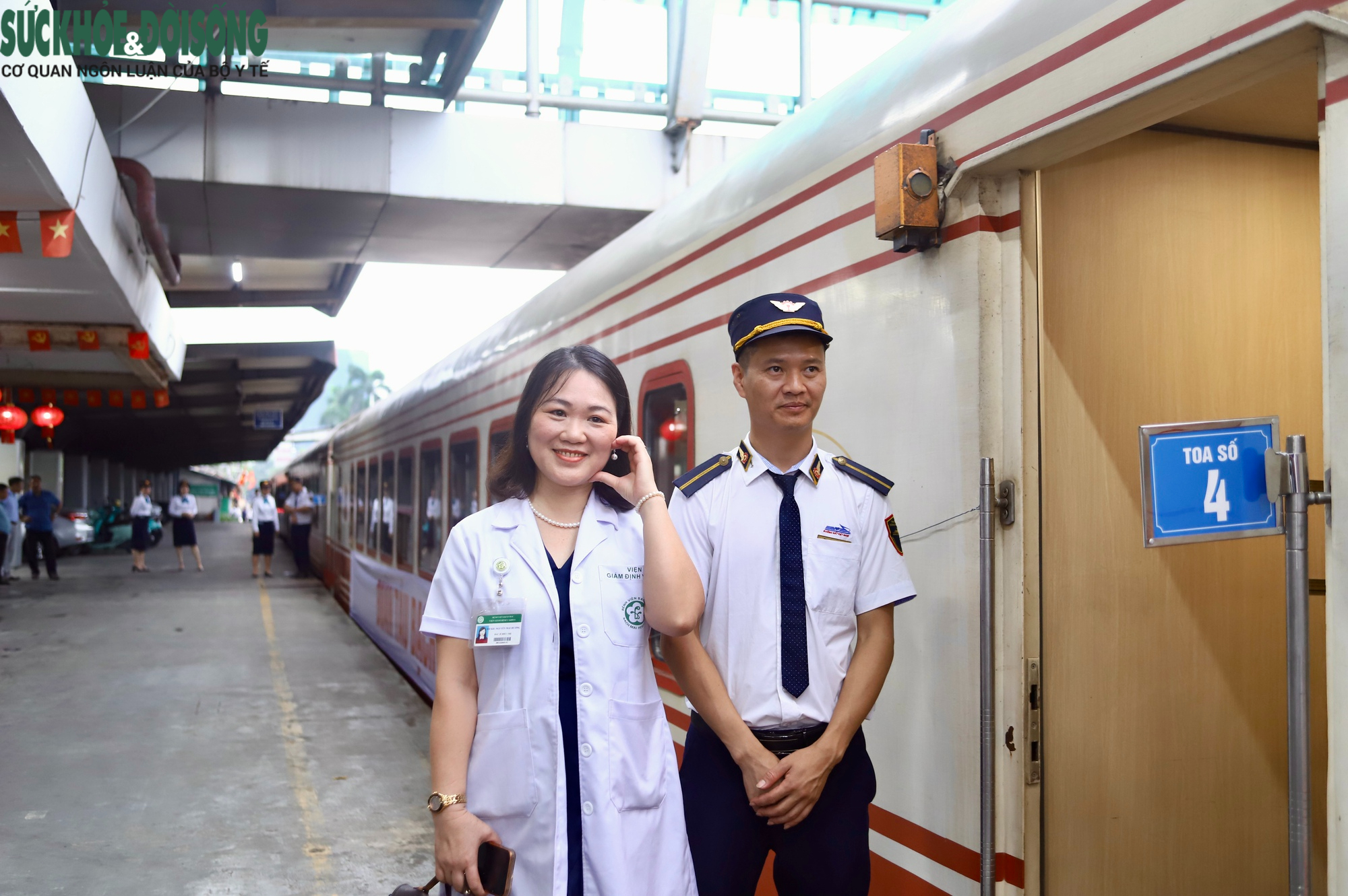Khai trương đoàn tàu Hà Nội - Phủ Lý đưa đón y, bác sĩ Bệnh viện Bạch Mai- Ảnh 6.