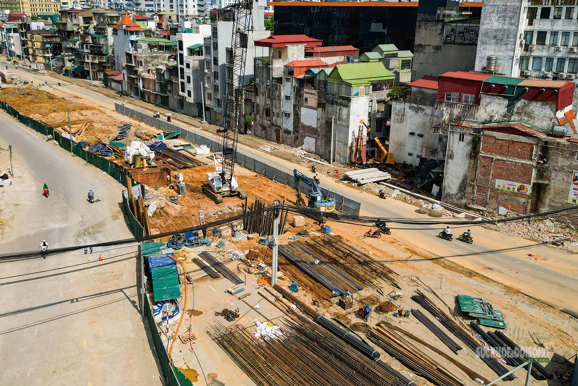 Đại công trường metro và Vành đai 1 giữa trung tâm Hà Nội- Ảnh 8.
