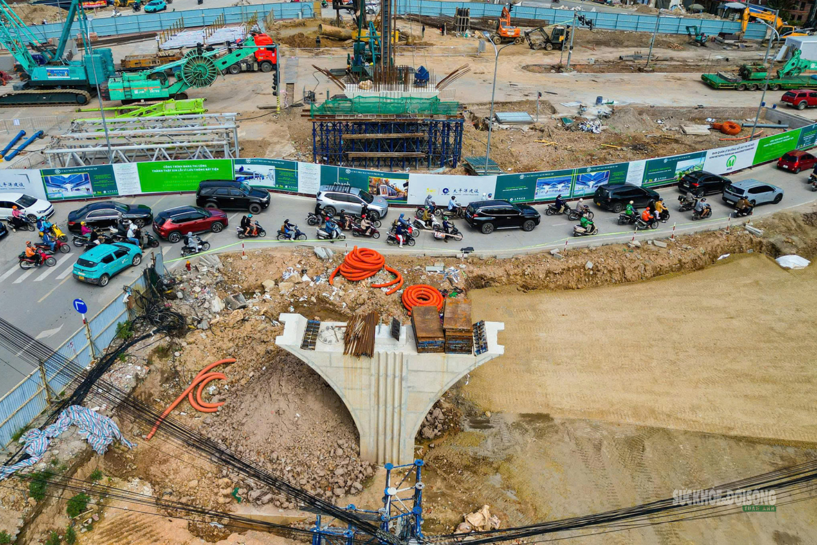 Đại công trường metro và Vành đai 1 giữa trung tâm Hà Nội- Ảnh 6.