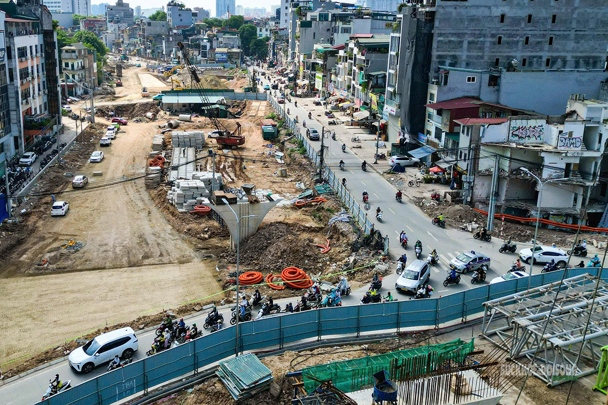 Đại công trường metro và Vành đai 1 giữa trung tâm Hà Nội- Ảnh 5.