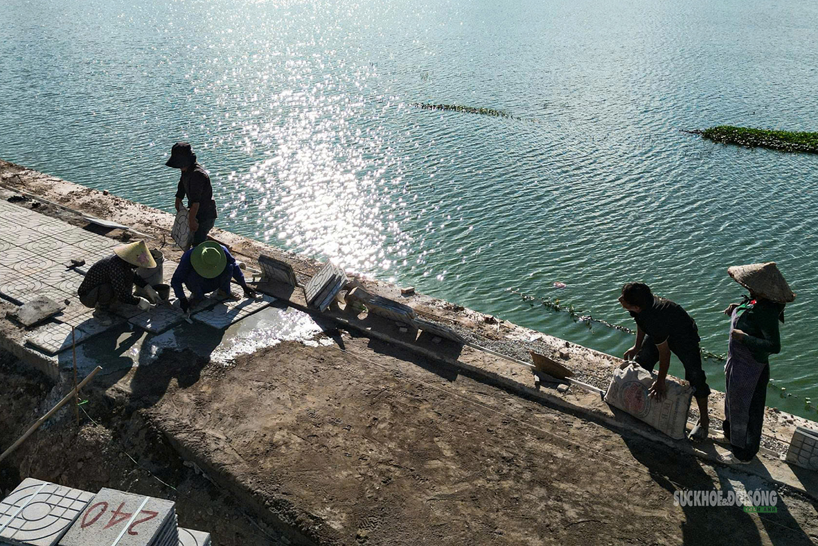 Tăng tốc hoàn thiện hai hồ điều hòa lớn phía Tây Hà Nội- Ảnh 7.