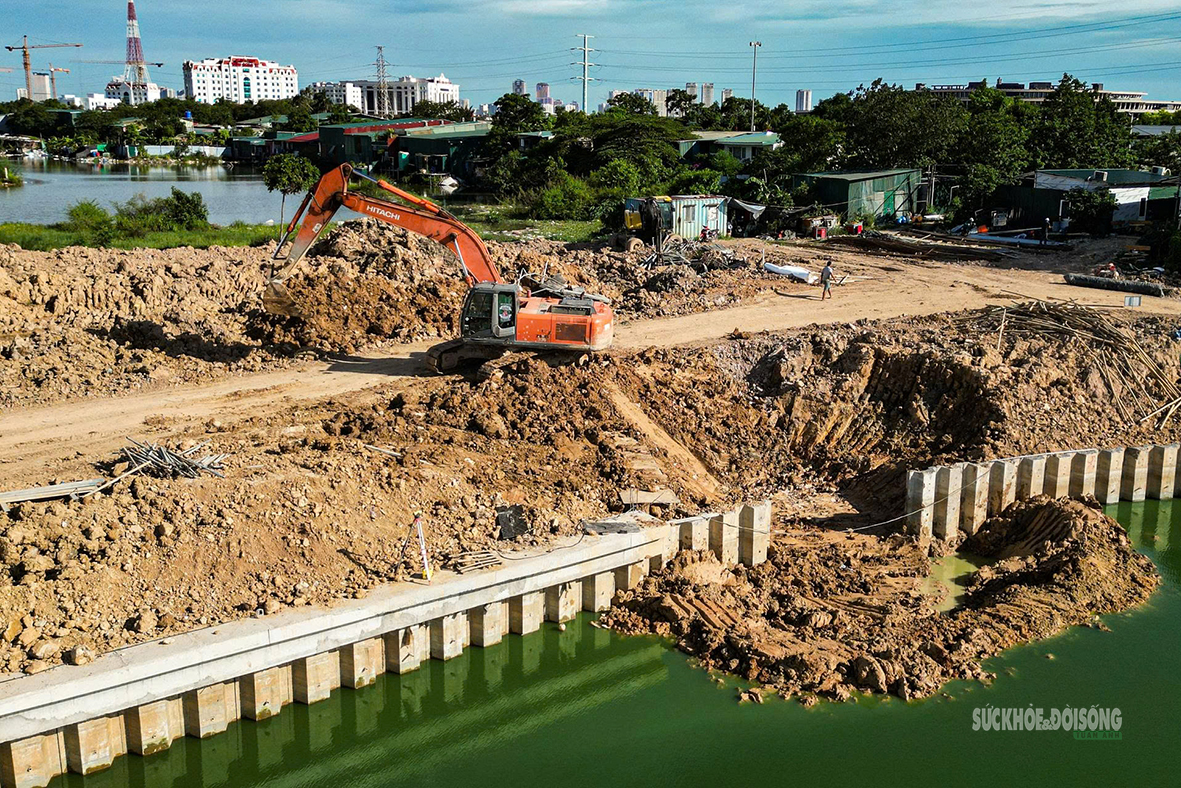 Tăng tốc hoàn thiện hai hồ điều hòa lớn phía Tây Hà Nội- Ảnh 4.