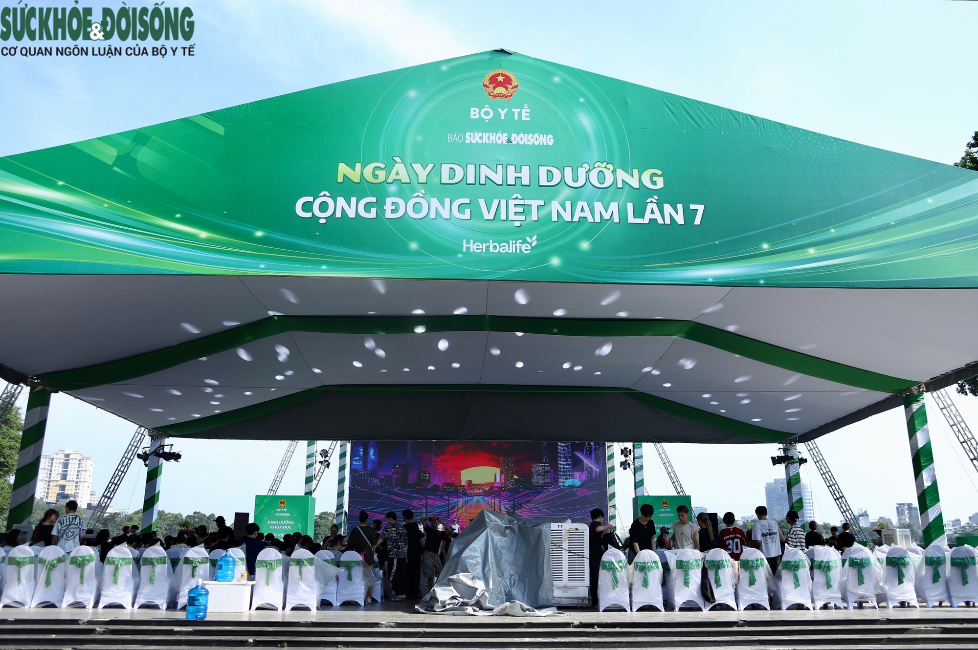 Cận cảnh công tác chuẩn bị Ngày Dinh dưỡng cộng đồng Việt Nam lần thứ 7- Ảnh 18.