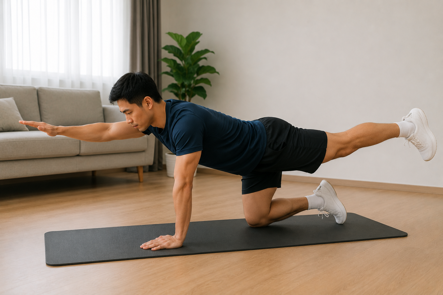 4 bài tập thay thế plank giúp rèn luyện cơ bụng hiệu quả - Ảnh 5.