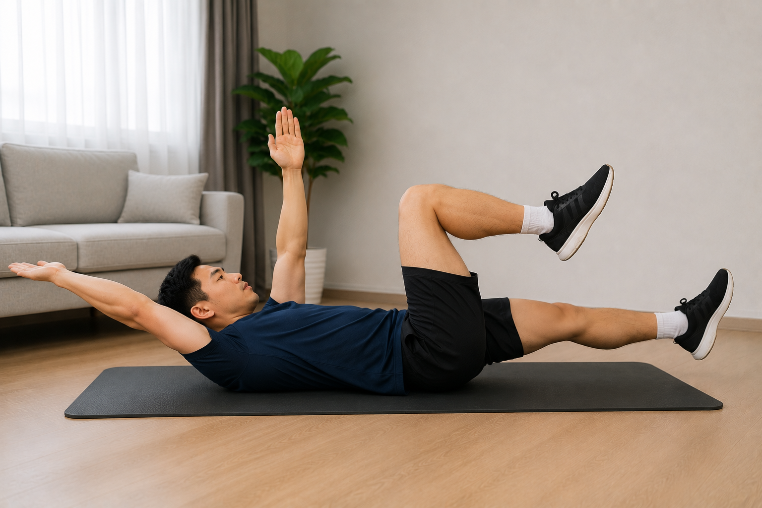 4 bài tập thay thế plank giúp rèn luyện cơ bụng hiệu quả - Ảnh 2.