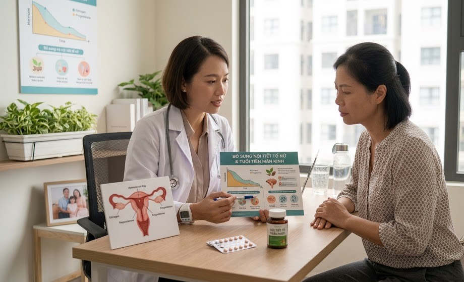 5 sai lầm khi tự bổ sung nội tiết tố nữ có thể gây hại cho sức khỏe - Ảnh 3.